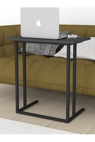 Bofigo Metal Ayaklı Laptop Sehpası Kahvaltı Masası Çalışma Sehpas