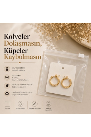 10 Lu Makyaj Organizer Seti+ 5 Li Takı Organizer Hediye Şeffaf