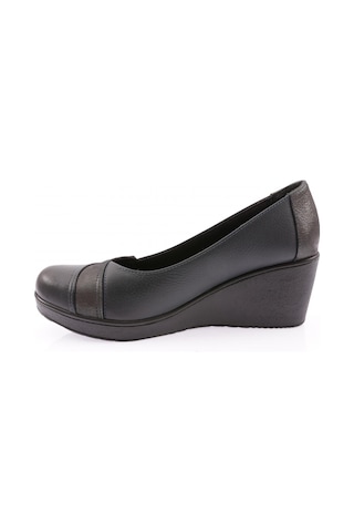 Dgn 651-22k Kadin Dolgu Taban Comfort Ayakkabi 651-2106-R9629 Lacivert