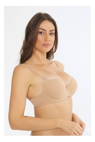 Missayza Çift Destekli Double Push Up Nurteks 1490 Sütyen Ten