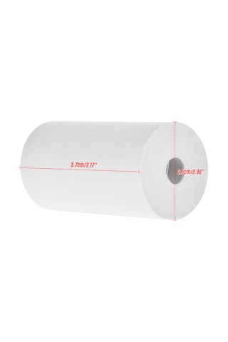 Dianziye 10 Adet 57x25mm Termal Yazıcı Kağıdı - Fiş Makinesi, Peripage, Poooli, Paperang Uyumlu - Ödeme Fişi, Kasaba Kağıdı - Yüksek Kaliteli Baskı
