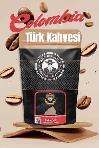 Caffe Del Bello Öğütülmüş Kolombiya Türk Kahvesi 500 G Caffe Del Bello Öğütülmüş Kolombiya Türk Kahvesi 500 G
