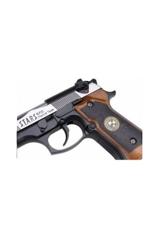 We Samurai Edge M9 Silver & Black Gbb Airsoft Tabanca
