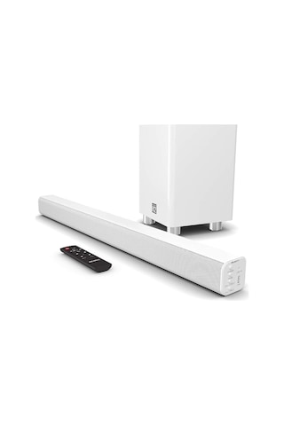 K2 Beyaz Bluetooth' Lu Kablosuz Soundbar Ve Subwoofer-125965