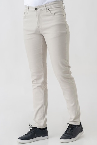 White Stone Avenches J2424 Normal Fit Pamuklu Likralı 5 Cep Pantolon - Taş