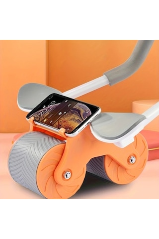 Maxaccess Yeni Otomatik Geri Dönen Mekik Çarkı Dizlik Ve Dirsek Desteği Siyah Evde Karın Kası Egzersiz Aleti