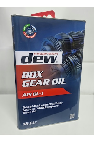 Dew Box Gear Oil 90 Numara Asansör Dişli Yağı 16 L