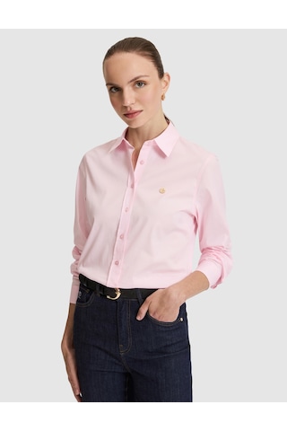Pierre Cardin Kadın Pembe Gömlek Desenli 50328627-vr041