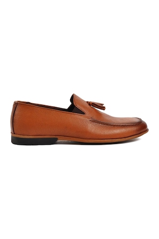 Ayakmod 7105 Taba İçi Dışı Hakiki Deri Erkek Loafer Ayakkabı 001