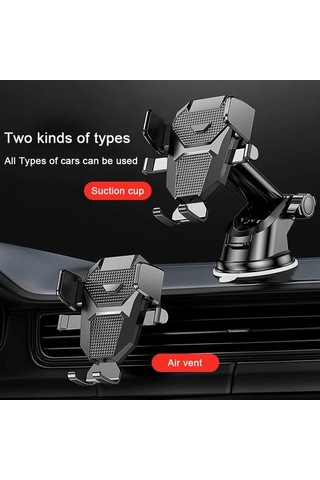 Liangmei Yeni Evrensel Enayi Araç Telefonu Tutucu 360 Cam