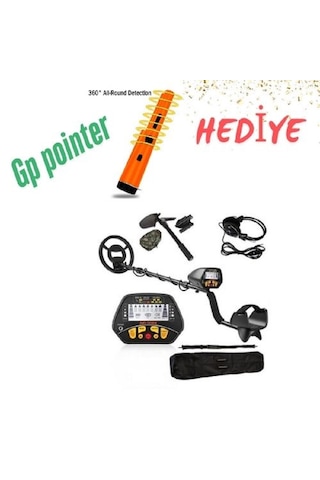 Nano Md 3028 Pro, Set Dijital Define Altın Metal Dedektörü - Gp P