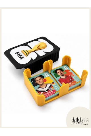 Fıfa World Cup 2026 Panini Sticker Uyumlu Futbolcu Sticker Koleksiyon Kutusu-siyah