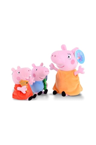 Peppa Pig Family Ve Peppa Pig Ailesi Peluş Oyuncak