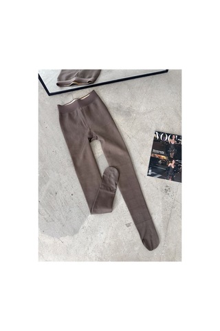 Winmoda34 Kadın Termal Kışlık Külotlu Çorap İçlik Füme