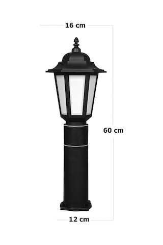 Klas 60 Cm Set Üstü Bahçe Lambası Zita Bahçe Aydınlatma Armatürü
