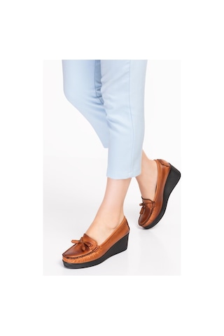 Artı-Artı014-14505 Hakiki Deri Ortopedik Kadın Platform Topuk Aya