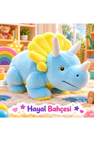 Dinazor Peluş 50 Cm Açık Mavi