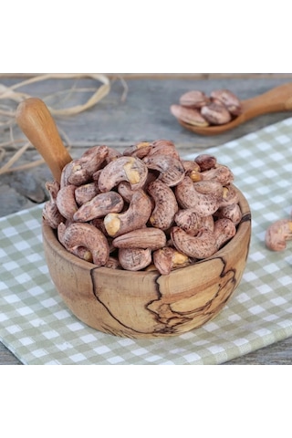 Astronut Odun Ateşinde Zarında Kavrulmuş W180 Süper Jumbo Kaju 500 G