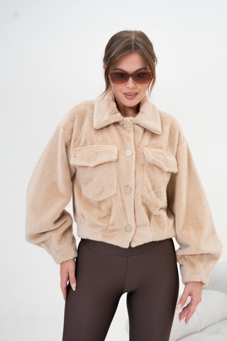 Ftz Kadın Kaşmir Mont Beige 30984 Beige Bej