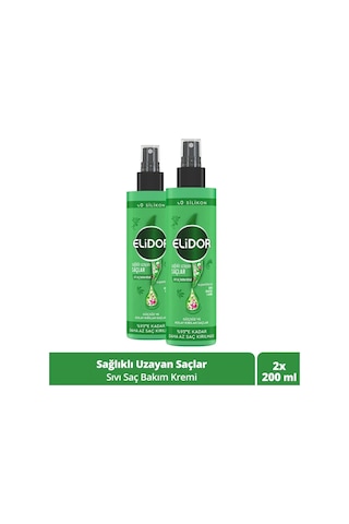 Elidor Sıvı Saç Bakım Kremi Uzayan Saçlar 200 Ml X2