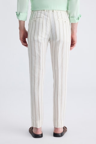 Twn Slim Fit Ekru Armürlü %100 Keten Jogger Pantolon 4ec03tl133242 E01