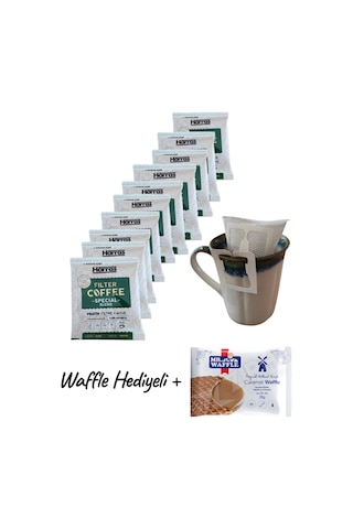 Tek Kullanımlık Filtre Kahve 10 Adet Special Blend 8grx10 Filtre