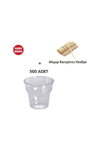 Plastik Mika Sert Kristal Bardak 500 Adet Plastik Mika Sert Kristal Bardak 500 Adet