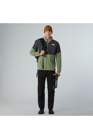The North Face M Glacier Heavyweight Full Zip Erkek Polar-30521 Yeşil