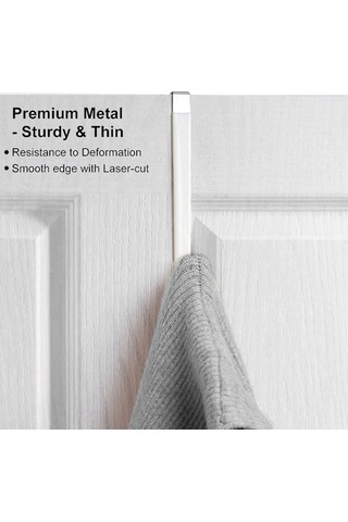 Besthome1 Yumuşak Kauçuk Kapı Askısı - 6'lı Set, Pırıl Pırıl Diğer, Çizilmeye Karşı Korumalı Diğer