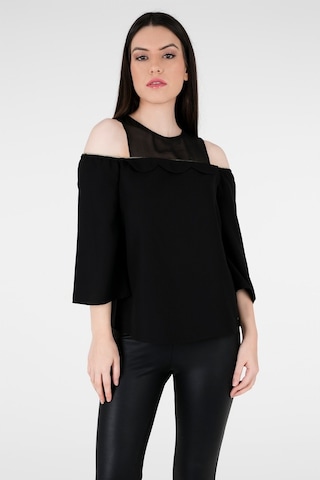 Armani Exchange Bayan Bluz 6Zyh21 Yn34Z 1200-Siyah