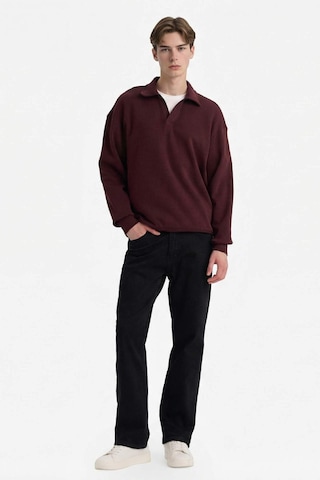 Defacto Boxy Fit Polo Yaka Sweatshirt G6475ax25wnbr230 Bordo-br230