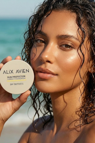 Alix Avien Yüksek Kapatıcı Waterproof Kompakt Fondöten SPF50 Dark