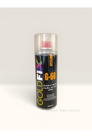 Goldfıx G-60 Koruyucu Ve Yağlayıcı Sprey 200ml. 1 Adet