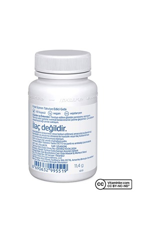 Pure Encapsulations Folate 400 Mcg 60 Kapsül