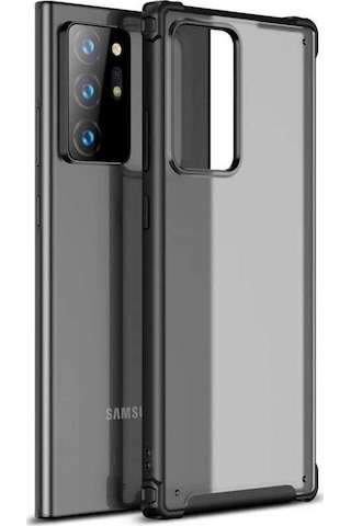 Galaxy Note 20 Ultra Kılıf Zore Volks Kapak Siyah