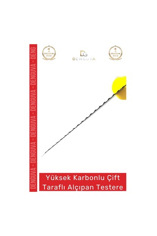 Dayanıklı Ergonomik Tutuş 150 Mm Yüksek Karbonlu Çelik Çift Taraflı Alçıpan Testere