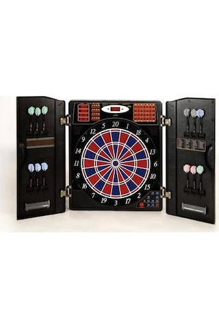 Profesyonel Elektronik Dart Tahtası Kabinli Karella Dart Cb-90