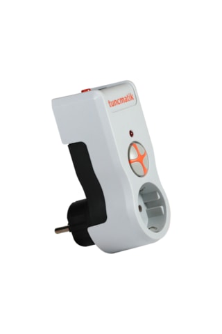 Tunçmatik Powersurge TSK5078 525J Akım Korumalı Tekli Priz Beyaz