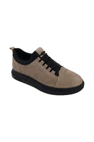 Mr Quinn 1640 Kum Nubuk Erkek Sneaker Bej