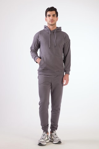 Dufy Antrasit Kapüşonlu Kanguru Cepli Regular Fit Erkek Sweatshirt Antrasit