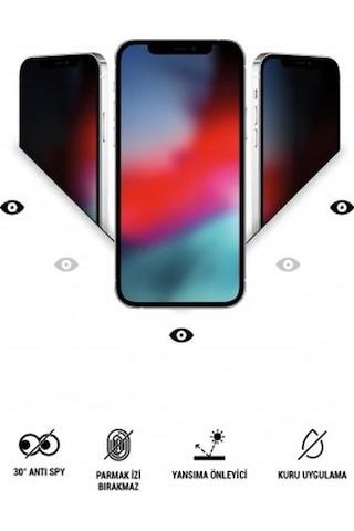 Samsung Galaxy Uyumlu S23 FE Mat Hayalet Gizli Ekran Koruyucu Privacy Film