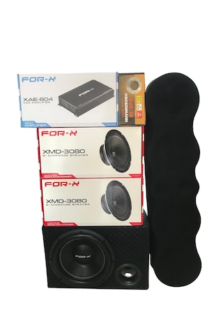 For-x Set - Amfi + Midrange + Tweeter + Bass + Pandizot For-x Set - Amfi + Midrange + Tweeter + Bass + Pandizot