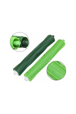 Irobot Roomba Uyumlu Yedek Fırça Başlıkları - 2 Çift B Inox