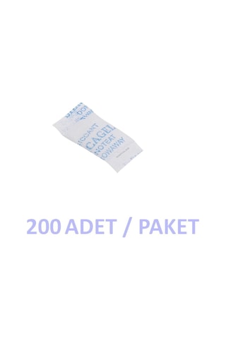 Silikajel Nem Alıcı 0.5g - Poşetli Küf Önleyici 200ad/paket