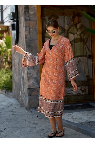 Mayovera Kimono - İspanyol Tasarım Çok Renkli