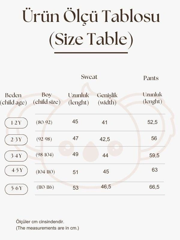 Badem Cozy Minds Alt Üst Takım Vizon