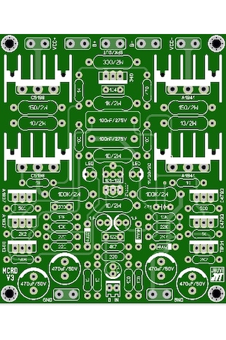 2000 Watt Stereo Çift Kanal Amfi Devresi