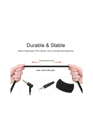 Jms Bose Oe2 Kulaklık Kablosu Hattı İçin 3.5 Mm - 2.5 Mm Ses Kablosu