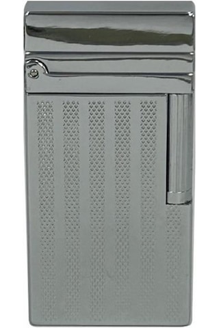Dupont Tarz Yandan Çarklı Metal Çakmak Gümüş