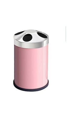 Set Üstü Diş Fırçalık Banyo Metal Diş Fırçası Kabı Kutusu Pembe Çok Renkli